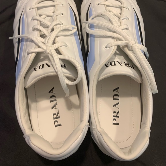 Prada Rev Leather Sneakers - Picture 3 of 7